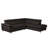 Alfreddie Leather Corner Sofa with Sleeping Function and Storage-649520981-649520976