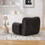 Fauteuil en chenille rembourré avec sièges profonds-1572043544