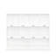White 10-shelf Bookcase With Design - 53.15"x11.99"x46.14" Look Spacious Storage Easy Maintenance-337713939