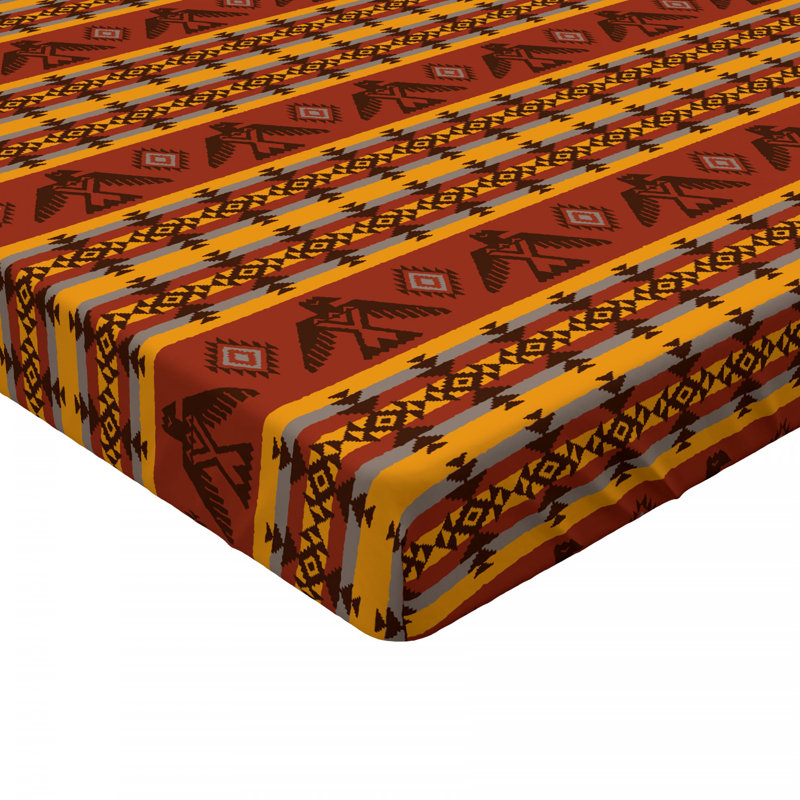 Microfiber Patterned Fitted Sheet, Full/Double Fitted Sheet