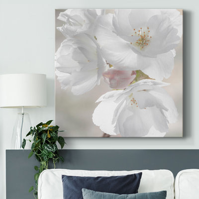 Fleurs tendres - Toile tendue avec châssis
