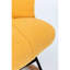 Chaise berçante haute, revêtement en velours pour chambre de bébé à bascule et structure en bois massif