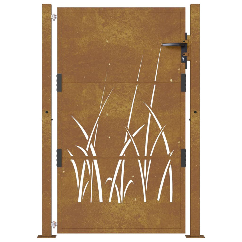 Andillac Brown Metal Gate, 105 x 130 cm