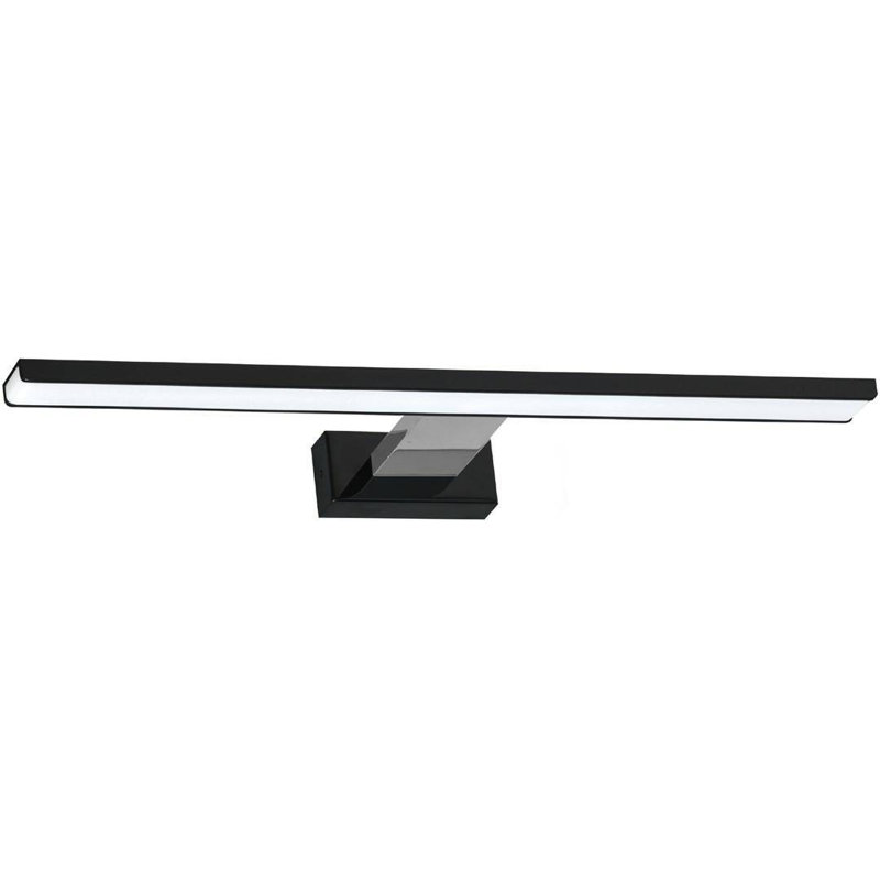 Bradyen LED Armed Sconce, Black/Chrome