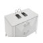 Table de chevet 2 tiroirs Nettie avec port USB
