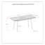 Table de salle à manger extensible pour l'extérieur