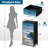 4 Drawer Dresser for Bedroom, Narrow Chest of Drawers, Wooden Top and Study Iron Frame 18"x37.5"-(WxH)