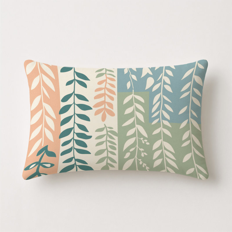 Twilight Orchard Indoor And Outdoor Throw Pillow, Rectangle 14"H x 20"W
