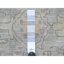 Tapis rond en laine noué à la main 12 pi 2 po x 12 pi 2 po gris délavé Mahal 28F3CD8D5D584B908948886E179E20CD