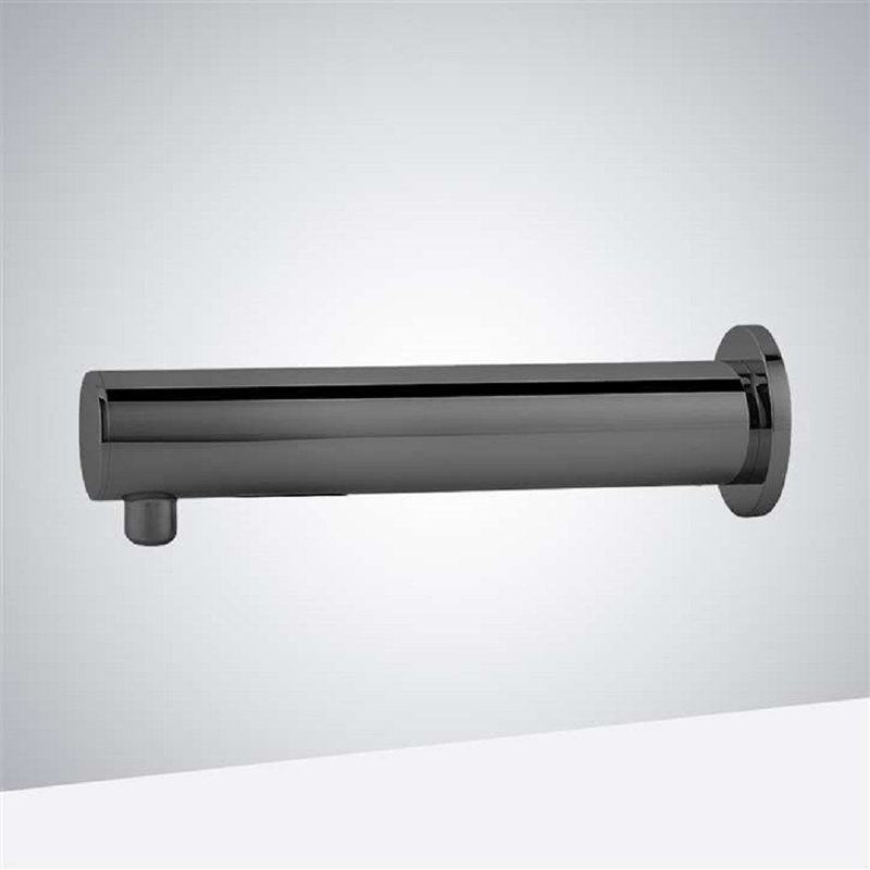 Distributeur de savon mural Fontana, solution d'hygiène sans contact élégante, Noir mat