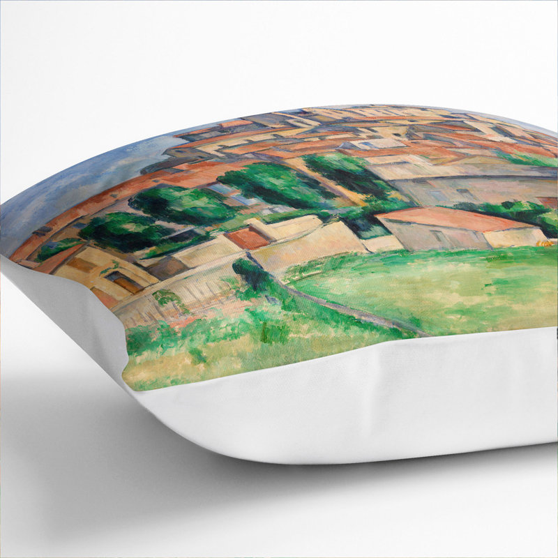 Square Throw Cushion, 40cm H x 40cm W x 15cm D, White