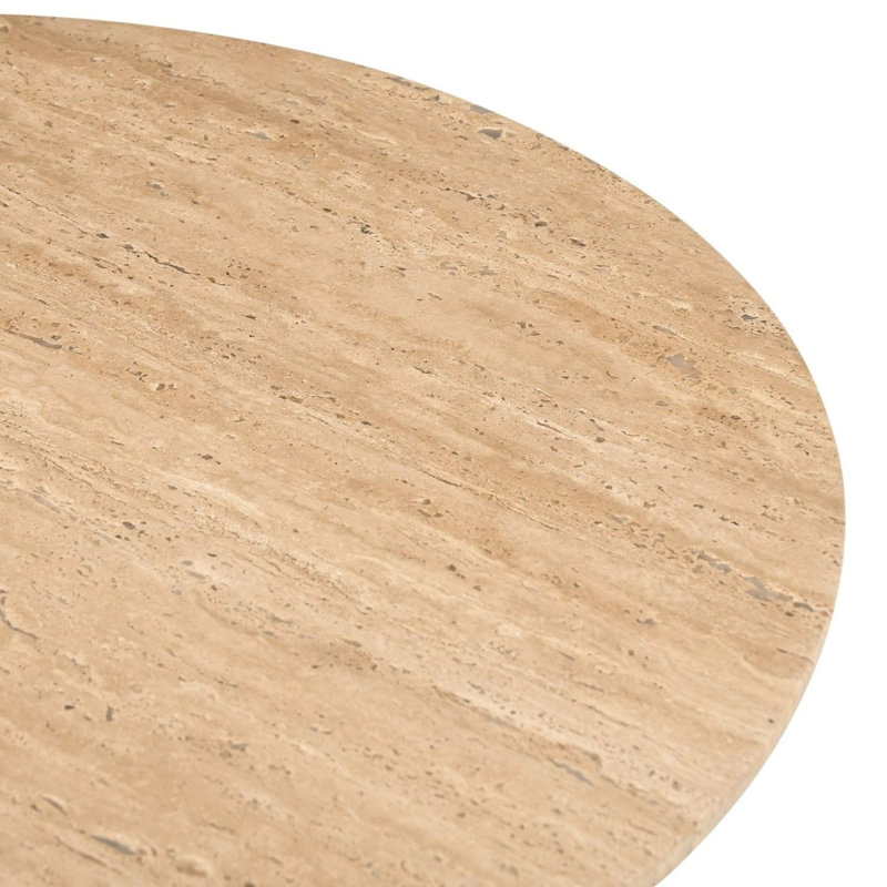 Table de bout Alden Travertine