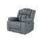 Fauteuil inclinable électrique gris avec DEL