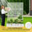 Metal Raised Planter Box with Trellis Privacy Screen, Lockable Wheels and Drainage for Climbing Plants and Vegetables-118129093-118129147