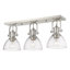Plafonnier semi-encastré 3 lumières 25,13 po Bales-761918236-761918234