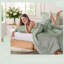 Ensembles de literie en velours de luxe pour lit simple TG, style matelassé à losanges pour la maison