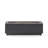 40" Outdoor 50,000 BTU Rectangular Iron Propane Fire Pit, Dark Grey (Tank Cover not Included)