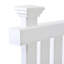 Privacy Screen Panels Kit  Air Conditioner Trash Can Enclosure  Vinyl  White Colour