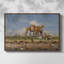 Sur les rives du Nil, Haute-Égypte, 1876 - John Frederick Lewis, toile tendue avec châssis-1640768889-1640768895