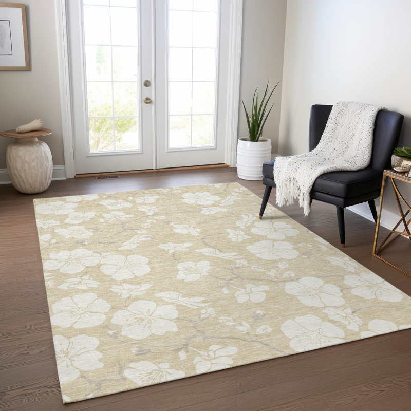  Machine Washable Indoor/Outdoor Chayden ACN1032 Rug, Rectangle 3' x 5'