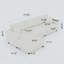 Canapé modulaire en L 114,5 po avec 2 coussins-129704895