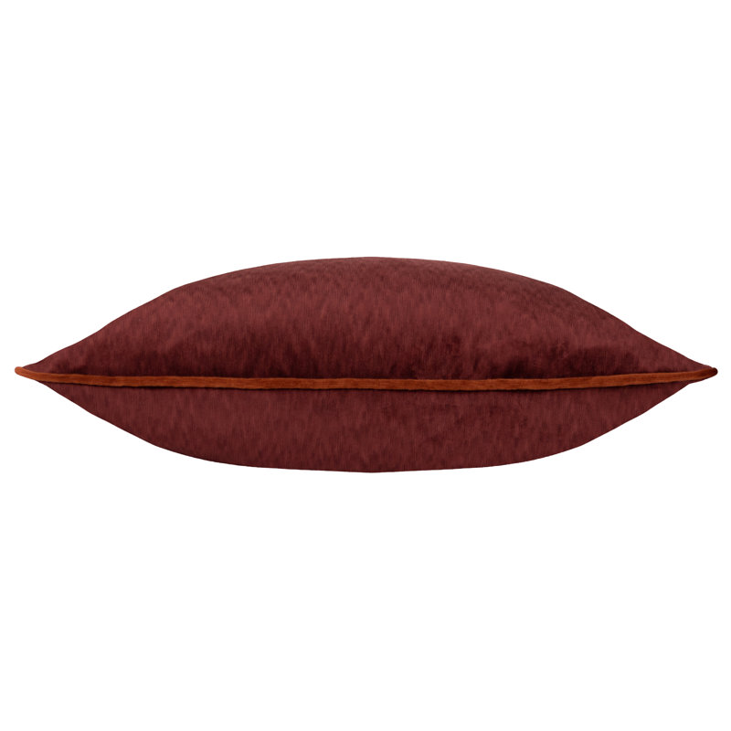 Throw Pillow Cover, 30cm H x 60cm W x 1cm D, Rectangular, Marsala Red