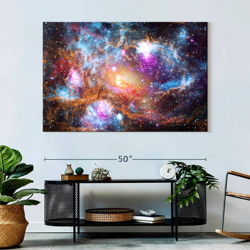 Oberle Cosmic Galaxies, 34" H x 51" W