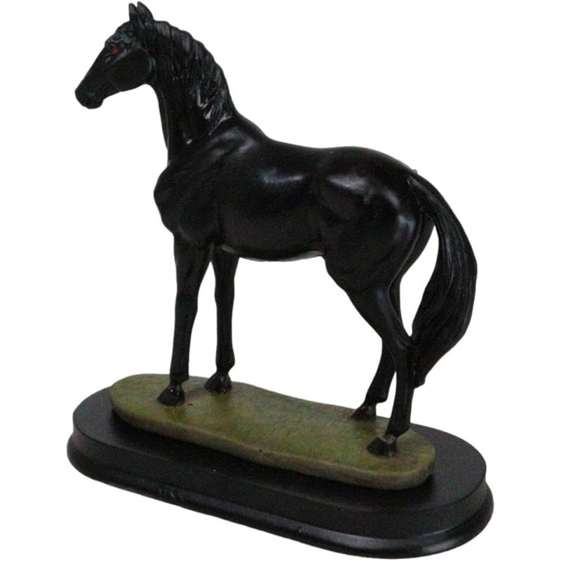 Equine Thoroughbred Pride Beauty Horse Steed Model Figurine On Base Stand