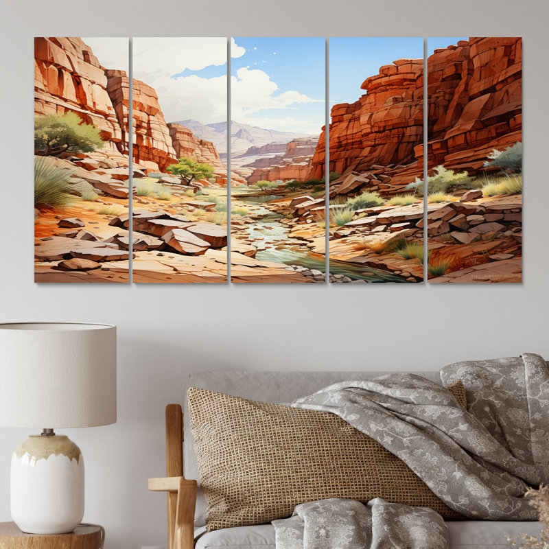 Canyon Symphony Landscape & Nature Wall Decor on Metal