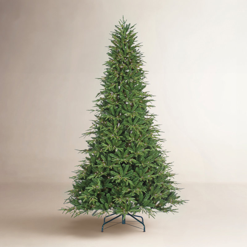 9' Green Fir Artificial Christmas Tree with 1000 Clear Lights, 9' H