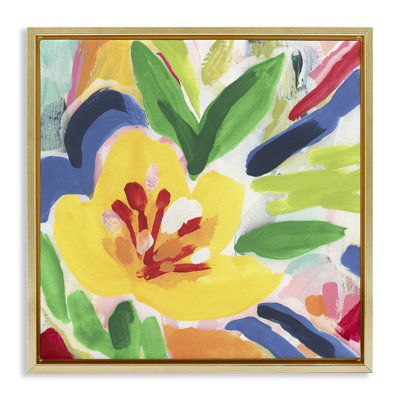 Cadre flottant Vivid Lived Florals, design par June Erica Vess