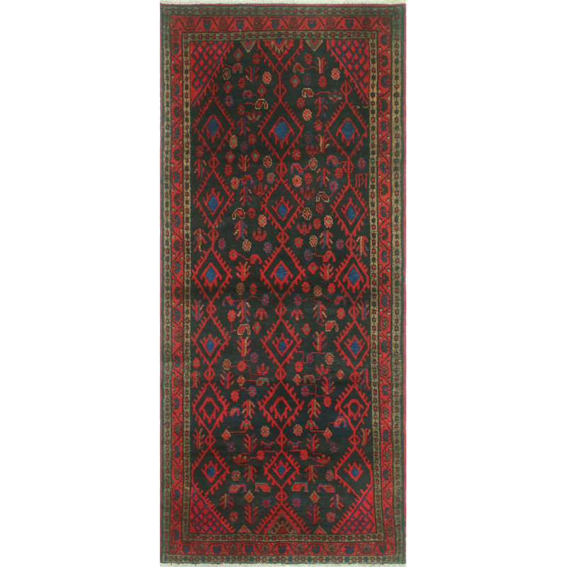 Tapis de couloir gris anthracite vieilli Fine Brantson