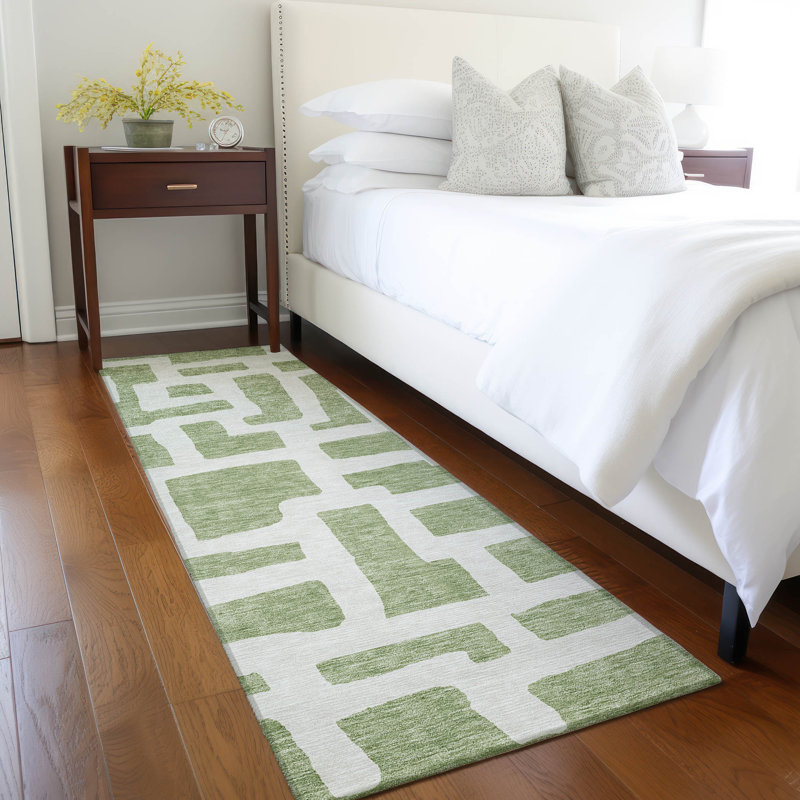Chaffinch Flatweave Abstract Rug, Runner 2'3" x 7'6"