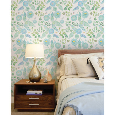 Spring Garden Flowers Peel And Stick Wallpaper