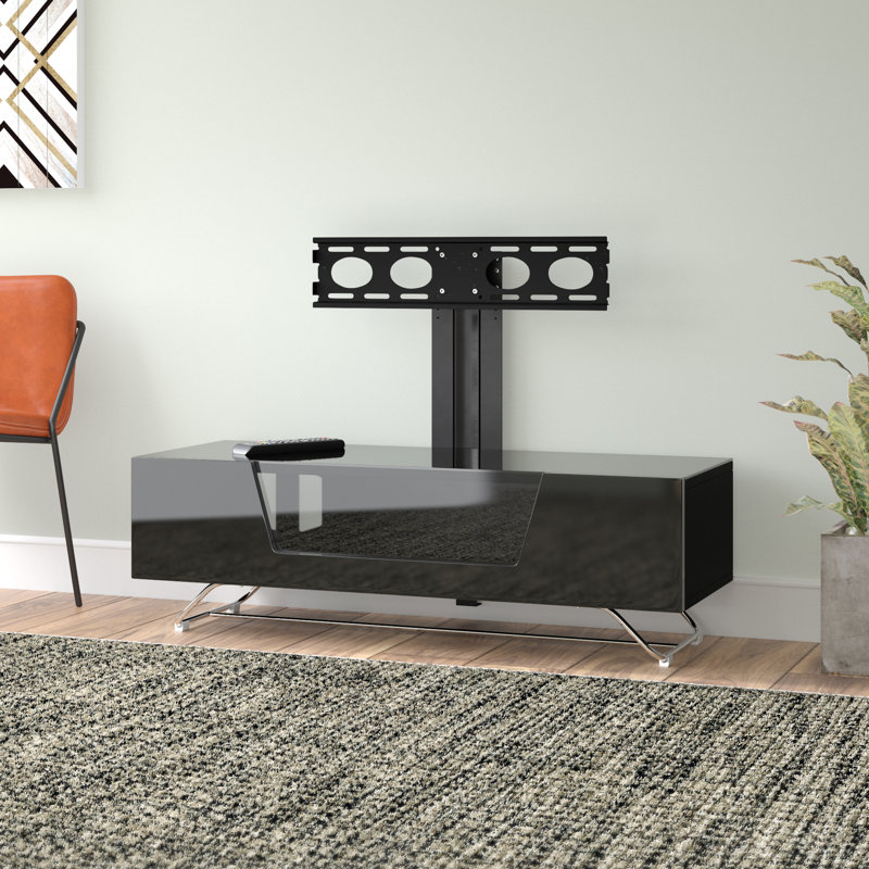 Tatjana Unfinished TV Stand for TVs up to 50", Black