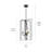 Taubert 3 - Light Dimmable Geometric Chandelier
