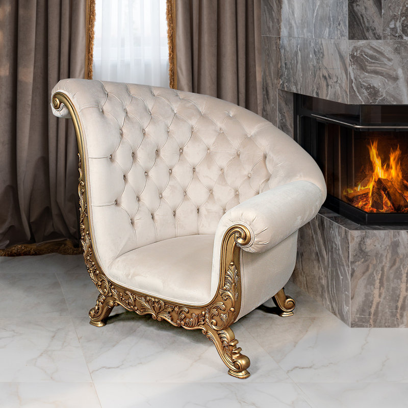 Fauteuil rembourré Art Déco