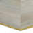 19" White Solid Wood Square End Table