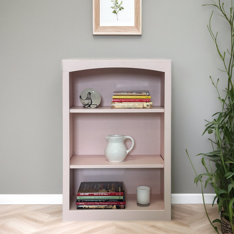 Bibliothèque classique Ossy, Rosé, (3 tablettes) H 36 po x l 24 po x P 12 po