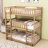 Space-Saving Twin Over Twin Over Twin Triple Bunk Bed With Detachable Feature-1503569603