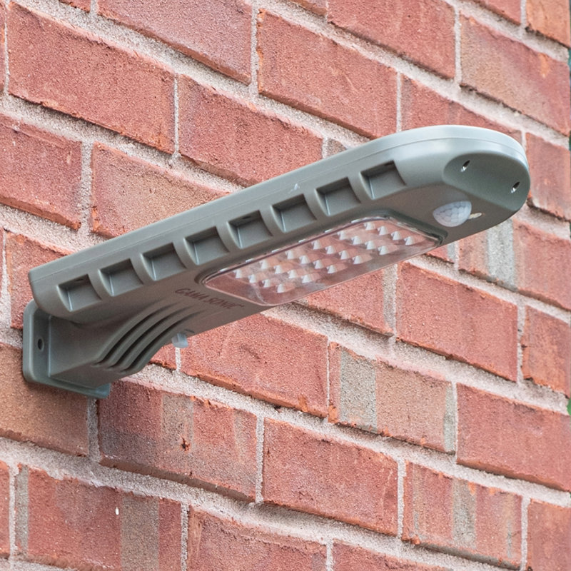 810 Lumens LED Solar Powered Dusk to Dawn Outdoor Security Area Light with Motion Sensor and Timer