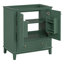 Meuble-lavabo 30 po sans lavabo, base seulement, armoire de salle de bain multifonctionnelle avec portes et tiroir, structure solide et panneau de fibres à densité moyenne-110767861-110767859