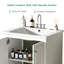 Meuble-lavabo autoportant moderne avec meuble-lavabo en céramique 24 po Northridge-1762372145