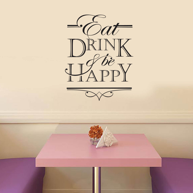 Text & Numbers Wall Decal