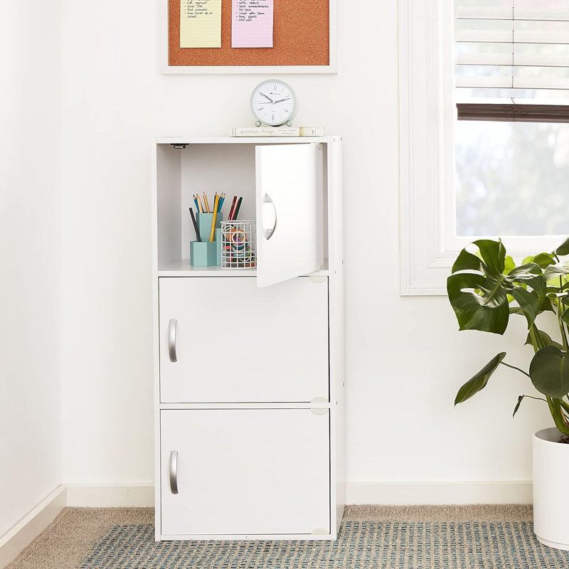 Aimee-Leigh Storage Bookcase, White