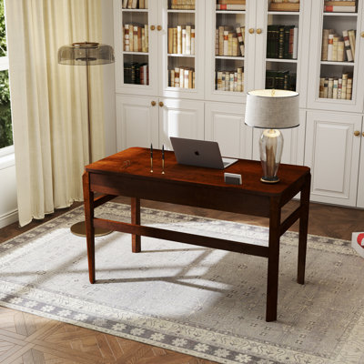 Solid Wood Rectangular Writing Desk