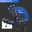 Fauteuil de jeu et de course pivotant réglable en cuir Inbox Zero Racing-1636668381