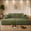 Chaise longue en L avec assise profonde et coussin moelleux-131221011