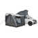 Dakota Fields 250cm W x 260cm D Fabric Black Cover Retractable Trailer Awning