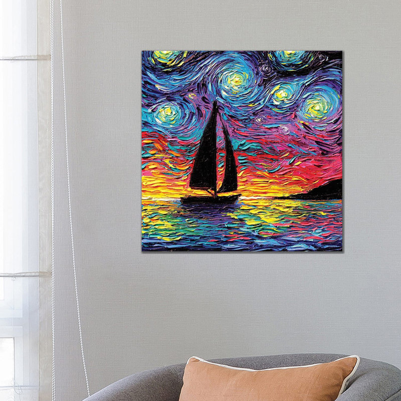 Come Sail Away by Aja Trier - Wrapped Canvas Print, 66.04 cm H x 66.04 cm W x 3.175 cm D
